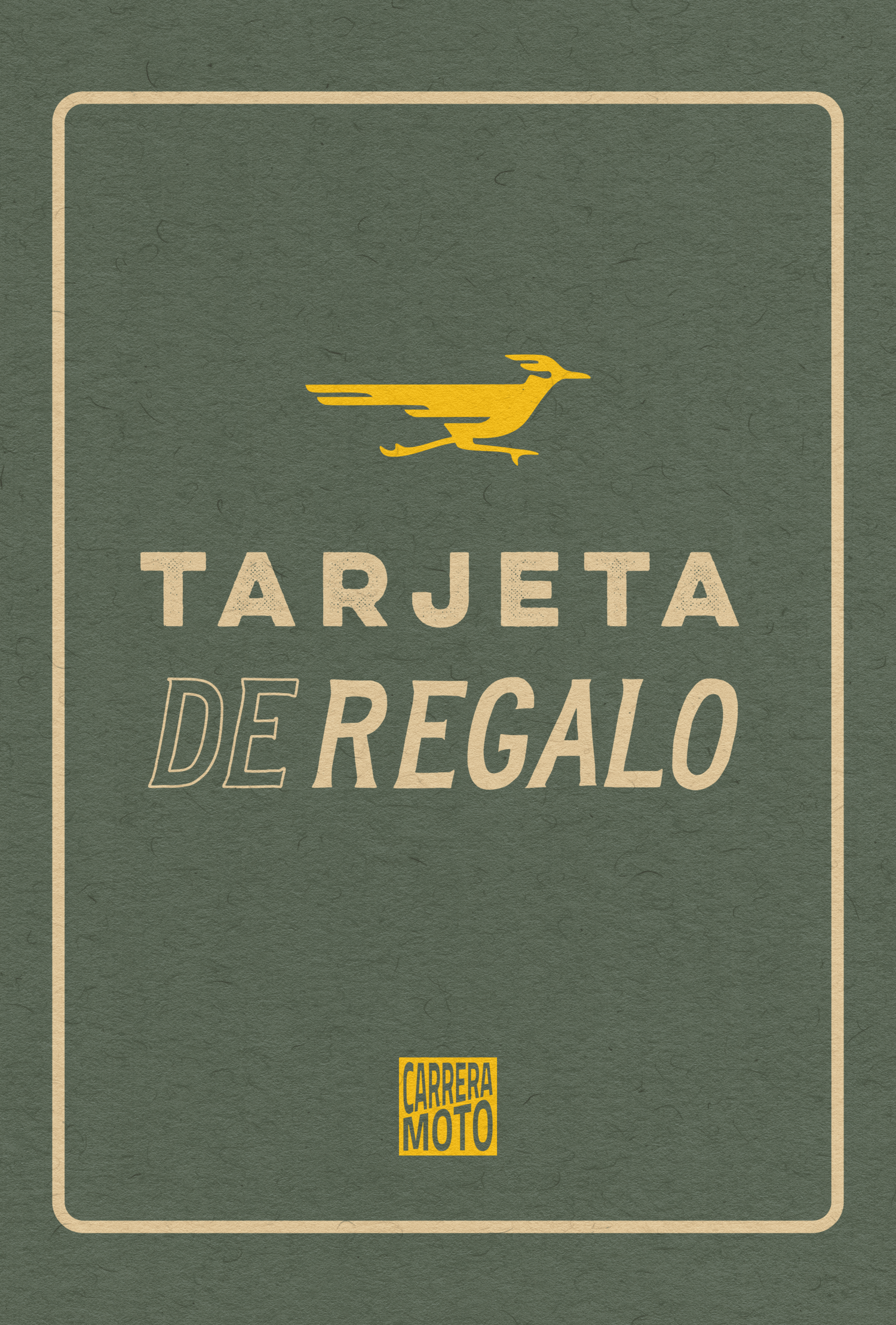 Tarjeta de regalo Carrera Moto